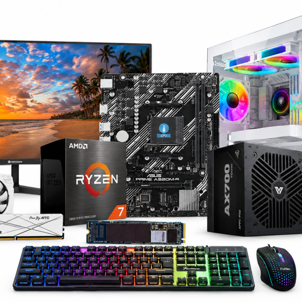 Desktop PC Bundle with RGB Accessories